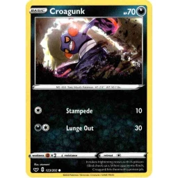 Sword & Shield - 123/202 - Croagunk
