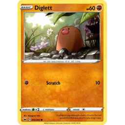 Sword & Shield - 092/202 - Diglett