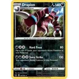 Sword & Shield - 122/202 - Drapion - Reverse Holo