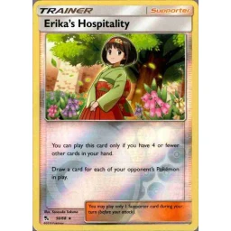 Hidden Fates - 056/068 - Erika's Hospitality - Reverse Holo