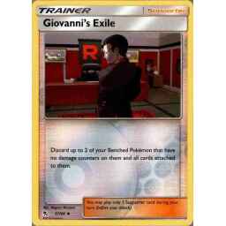 Hidden Fates - 057/068 - Giovanni's Exile - Reverse Holo