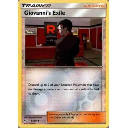 Hidden Fates - 057/068 - Giovanni's Exile - Reverse Holo