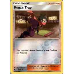 Hidden Fates - 059/068 - Koga's Trap - Reverse Holo