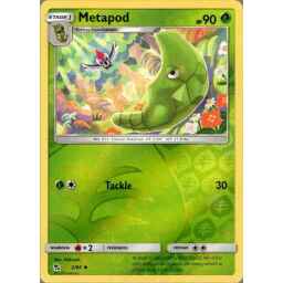 Hidden Fates - 002/068 - Metapod - Reverse Holo