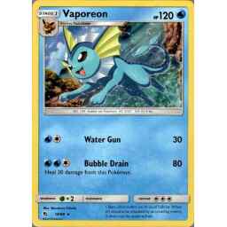 Hidden Fates - 018/068 - Vaporeon - Holo