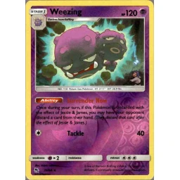Hidden Fates - 029/068 - Weezing - Reverse Holo
