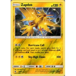 Hidden Fates - 024/068 - Zapdos - Reverse Holo