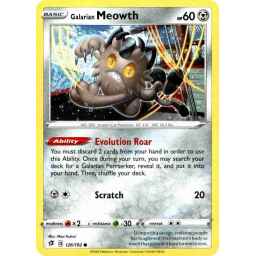 Rebel Clash - 126/192 - Galarian Meowth
