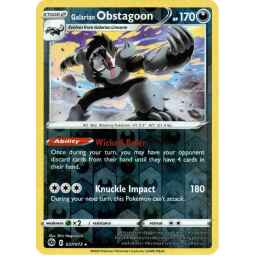 Champion's Path - 037/073 - Galarian Obstagoon - Reverse Holo