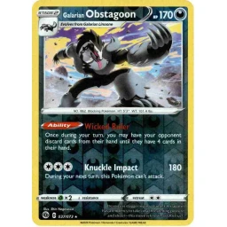 Champion's Path - 037/073 - Galarian Obstagoon - Reverse Holo