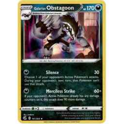 Fusion Strike - 161/264 - Galarian Obstagoon - Holo