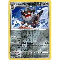 Rebel Clash - 127/192 - Galarian Perrserker - Reverse Holo