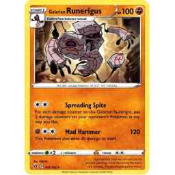 Rebel Clash - 102/192 - Galarian Runerigus - Rare