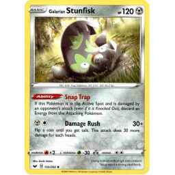 Sword & Shield - 132/202 - Galarian Stunfisk