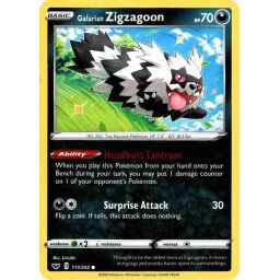 Sword & Shield - 117/202 - Galarian Zigzagoon