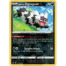 Sword & Shield - 117/202 - Galarian Zigzagoon - Reverse Holo