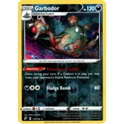 Rebel Clash - 118/192 - Garbodor - Reverse Holo