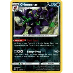 Rebel Clash - 125/192 - Grimmsnarl - Holo