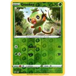 Sword & Shield - 011/202 - Grookey - Reverse Holo