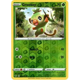 Sword & Shield - 011/202 - Grookey - Reverse Holo