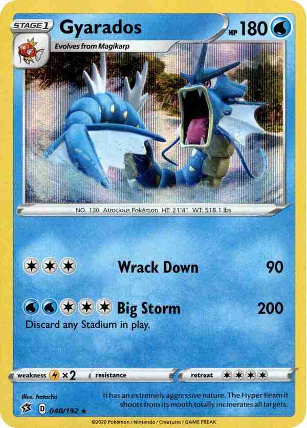 Rebel Clash - 040/192 - Gyarados - Holo