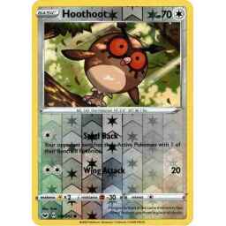 Sword & Shield - 143/202 - Hoothoot - Reverse Holo