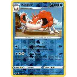Sword & Shield - 044/202 - Kingler - Reverse Holo