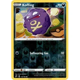 Rebel Clash - 112/192 - Koffing - Reverse Holo