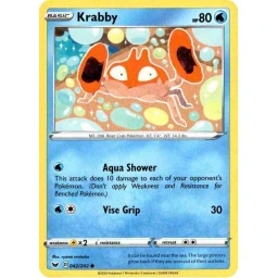 Sword & Shield - 042/202 - Krabby