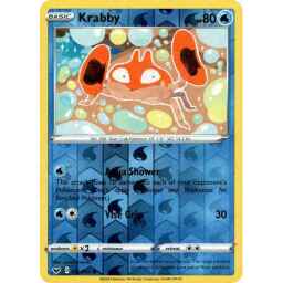 Sword & Shield - 042/202 - Krabby - Reverse Holo