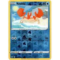 Sword & Shield - 043/202 - Krabby - Reverse Holo
