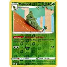 Rebel Clash - 002/192 - Metapod - Reverse Holo