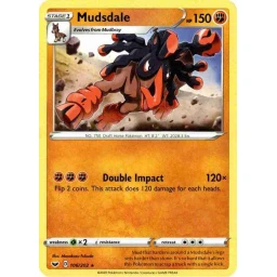 Sword & Shield - 106/202 - Mudsdale - Rare