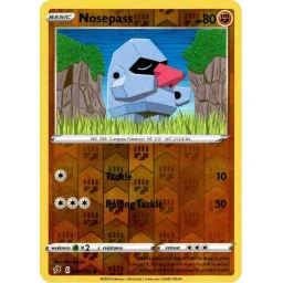 Rebel Clash - 096/192 - Nosepass - Reverse Holo