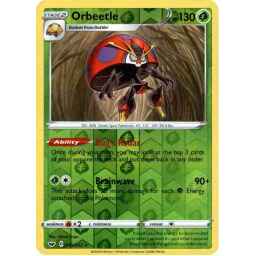 Sword & Shield - 019/202 - Orbeetle - Reverse Holo
