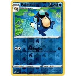 Rebel Clash - 045/192 - Palpitoad - Reverse Holo