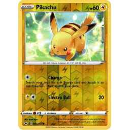 Sword & Shield - 065/202 - Pikachu - Reverse Holo
