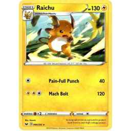 Sword & Shield - 066/202 - Raichu - Rare