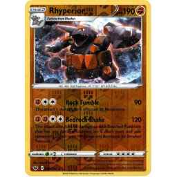 Sword & Shield - 099/202 - Rhyperior - Reverse Holo