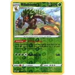 Sword & Shield - 014/202 - Rillaboom - Reverse Holo