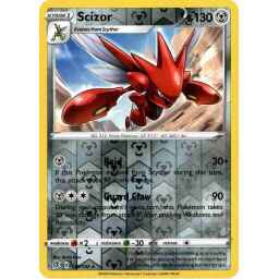 Rebel Clash - 128/192 - Scizor - Reverse Holo