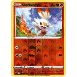 Sword & Shield - 031/202 - Scorbunny - Reverse Holo