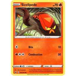 Sword & Shield - 037/202 - Sizzlipede