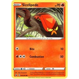 Sword & Shield - 037/202 - Sizzlipede
