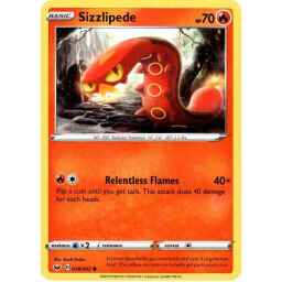Sword & Shield - 038/202 - Sizzlipede