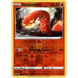 Sword & Shield - 038/202 - Sizzlipede - Reverse Holo