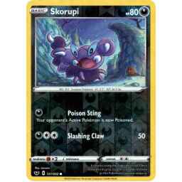 Sword & Shield - 121/202 - Skorupi - Reverse Holo