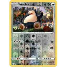 Sword & Shield - 140/202 - Snorlax - Reverse Holo