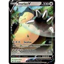 Sword & Shield - 141/202 - Snorlax V