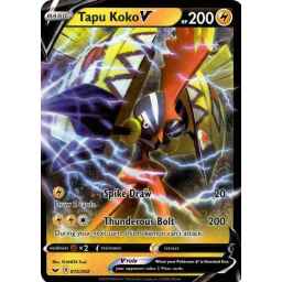 Sword & Shield - 072/202 - Tapu Koko V
